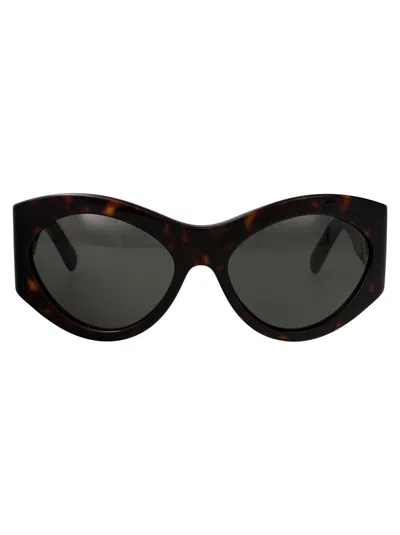Saint Laurent Eyewear Sunglasses In Brown