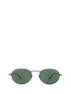Saint Laurent Ruthenium Metal Sl 799 Sunglasses In Green