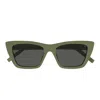 Saint Laurent 53mm Square Sunglasses In Green
