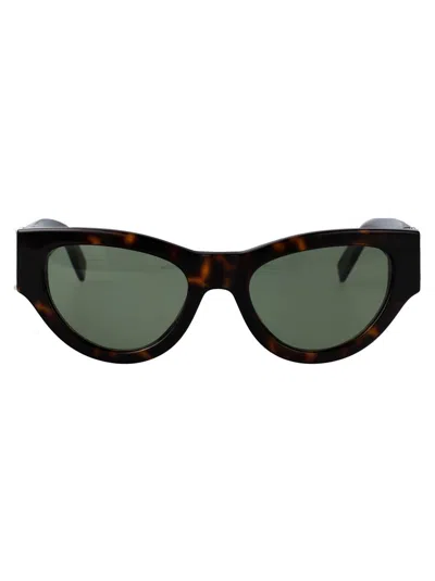 Saint Laurent Eyewear Sunglasses In Green