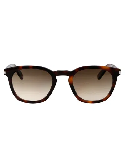 Saint Laurent Eyewear Sunglasses In Brown