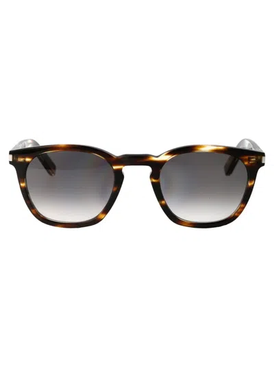 Saint Laurent Eyewear Sunglasses In Brown