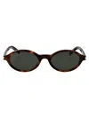 Saint Laurent Eyewear Sunglasses In Havana-havana-grey