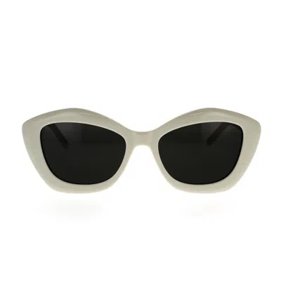 Saint Laurent Eyewear Sunglasses In Beige