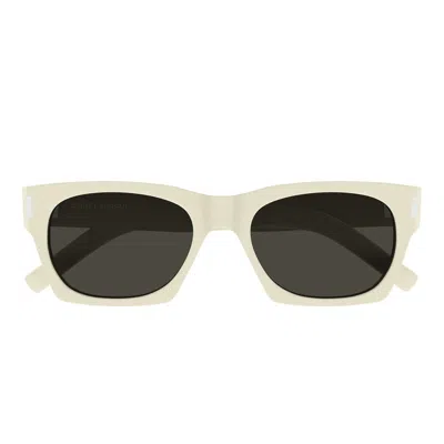 Saint Laurent Eyewear Sunglasses In Ivory