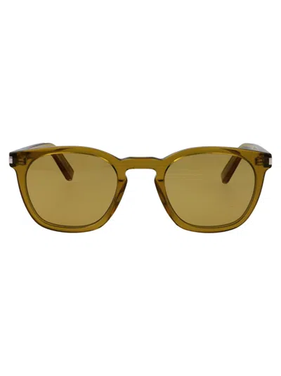 Saint Laurent Eyewear Sunglasses In Green