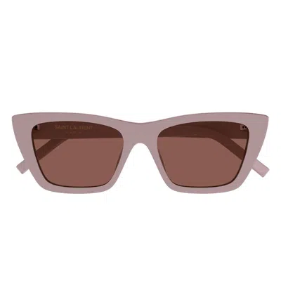 Saint Laurent Eyewear Sunglasses In Pink