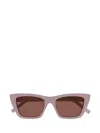 Saint Laurent Cat-eye Acetate Sunglasses In Pink