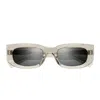 Saint Laurent Eyewear Rectangle Frame Sunglasses In Neutral