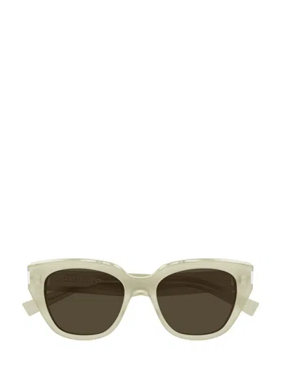 Saint Laurent Eyewear Sunglasses In Green