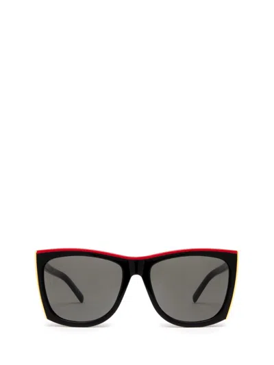 Saint Laurent Eyewear Sunglasses In Shiny Black