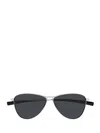Saint Laurent Vesper Pilot-frame Sunglasses In Gray