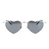 Saint Laurent Eyewear Sunglasses In Silver