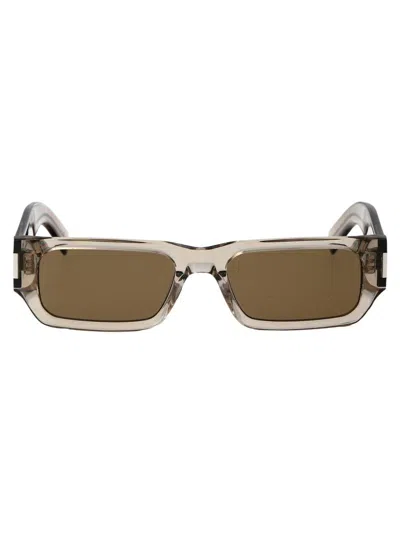 Saint Laurent Eyewear Sunglasses In White