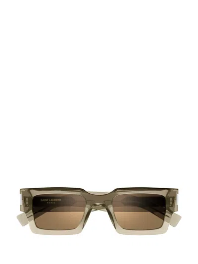 Saint Laurent Eyewear Sunglasses In Brown