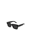 Saint Laurent Eyewear Vadim Square Frame Sunglasses In Black