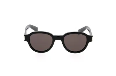 Saint Laurent Eyewear Wayfarer Frame Sunglasses In Black