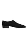 Saint Laurent Faille Gabriel Derby Shoes In Black