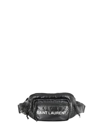 Saint Laurent Shoulder Bags In Nero/argento/ne/arg