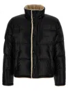 Saint Laurent Faux-shearling Semi Shiny Puffer Jacket