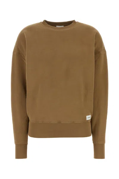 SAINT LAURENT FELPA IN COTONE CAMMELLO DONNA