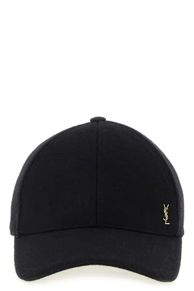 Saint Laurent Felt Hat In Black