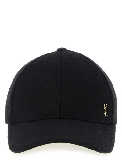 Saint Laurent Felt Hat In Brown