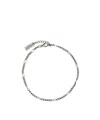 Saint Laurent Figaro Chain Bracelet In Gray