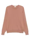 Saint Laurent Fine-knit T-shirt In Brown