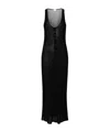 Saint Laurent Fine-ribbed Jersey Maxi Dress In Black