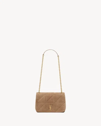Saint Laurent Flap Crossbody Bag In Brown