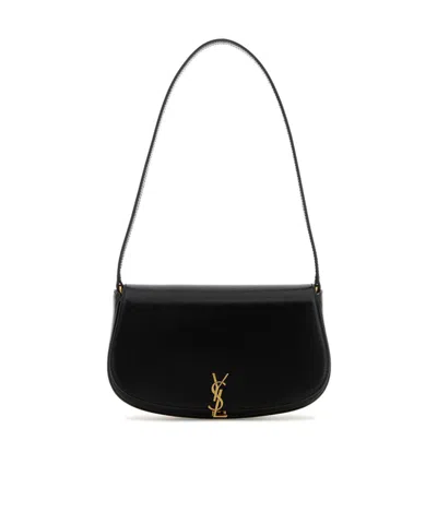 Saint Laurent Flap-over Shoulder Bag In Black