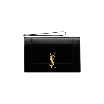 Pre-owned Saint Laurent Flap Pouch 'noir' | Black | Women's Size Onesize