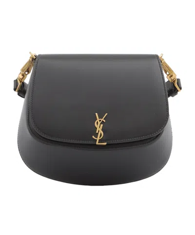 Saint Laurent Flap Shoulder Bag In Black