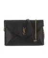 Saint Laurent Flap Shoulder Bag In Black