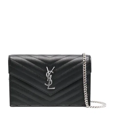 SAINT LAURENT FLAP SHOULDER BAG