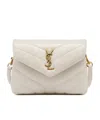 Saint Laurent Flap Shoulder Bag In White