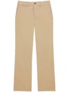 Saint Laurent Flared Pants In Beige