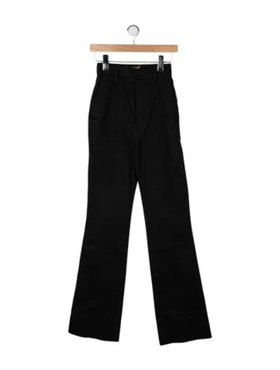 Pre-owned Saint Laurent Flared Pants In Black
