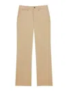 Saint Laurent Flared Pants In Brown