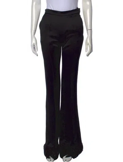 Pre-owned Saint Laurent Flared Pants W/ Tags In Black