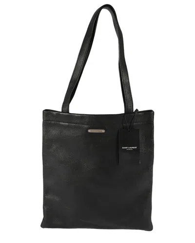 Saint Laurent Flat Leather Tote