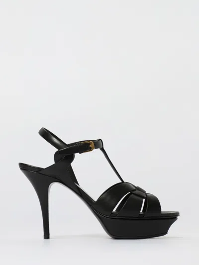 Saint Laurent Flat Sandal  Woman Color Black