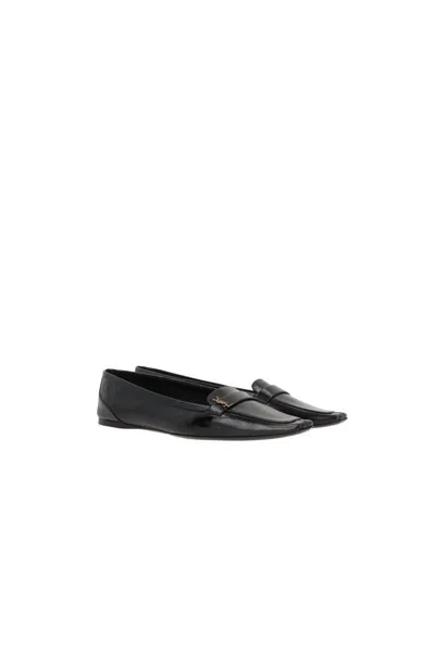 Saint Laurent Poppy Leather Flat