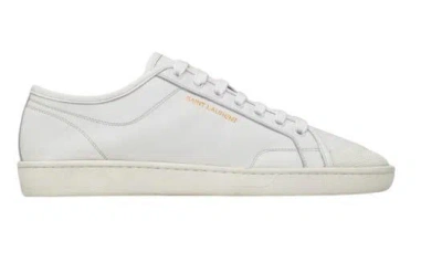 Saint Laurent Gym Sneakers In White