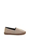 Saint Laurent Slip-on Flat Shoes With Woven Jute Sole