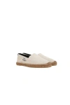 Saint Laurent Loafers In Ecru+black