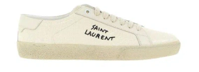 Saint Laurent Flat Shoes In Neutral