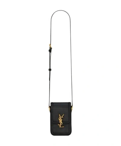 Saint Laurent Flip Shoulder Bag In Black