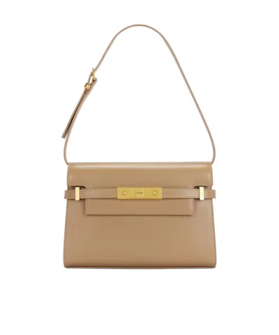 Saint Laurent Flip Shoulder Bag In Green
